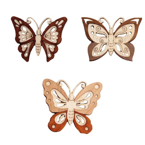 Baumschmuck Schmetterlinge 6er-Set