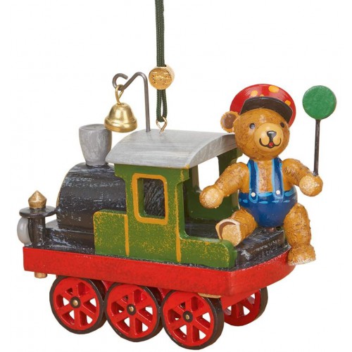 Hubrig - Baumbehang Lok mit Teddy