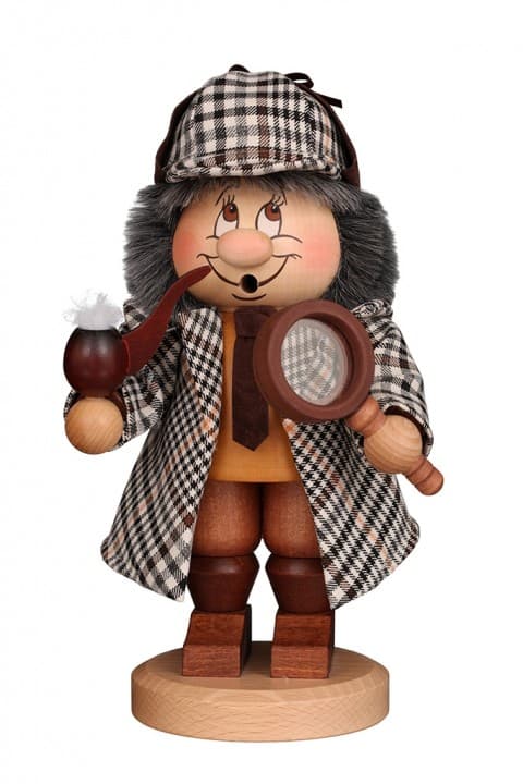 Räuchermann Wichtel Sherlock Holmes - Auslaufartikel
