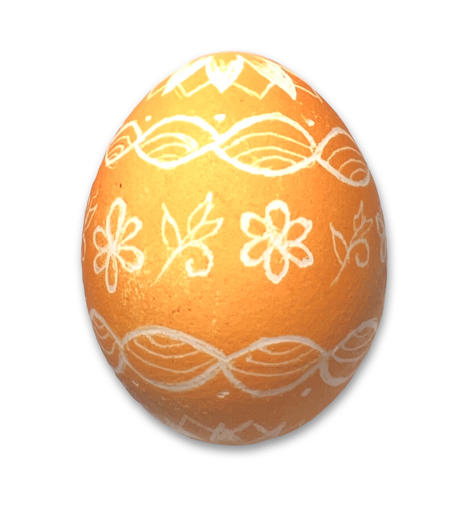 Osterei - Kratztechnik gelb 1