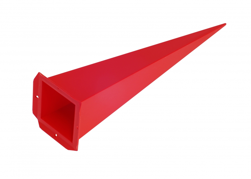 Ersatz-Zacke viereckig für Herrnhuter Sterne aus Kunststoff 68 cm (A7) rot