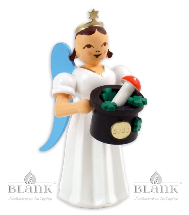 Blank - Faltenlangrockengel farbig Glücksbringer Sonderedition 2020