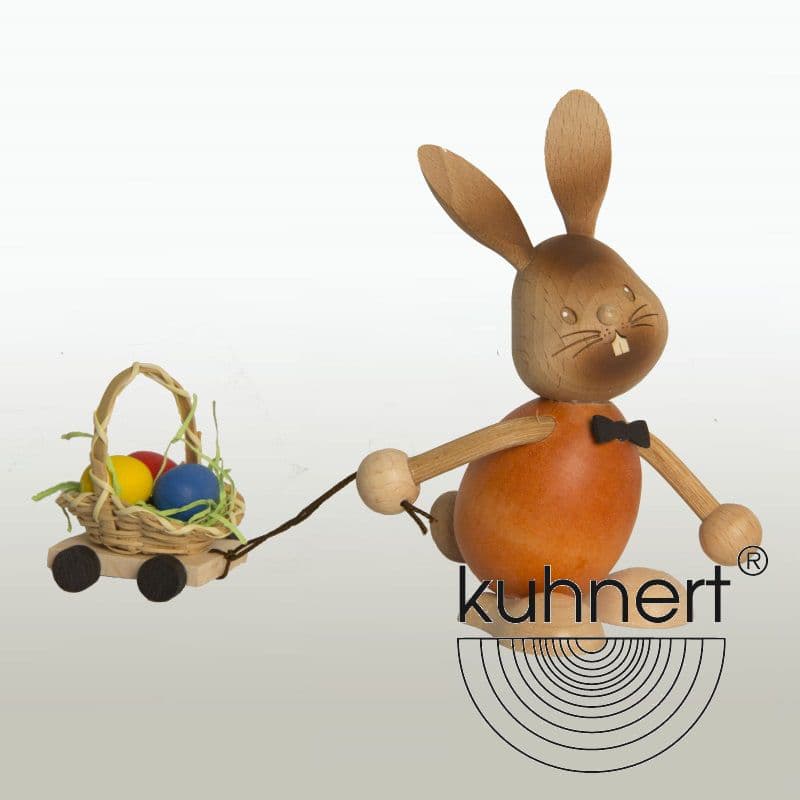Stupsi Hase mit Eierwagen