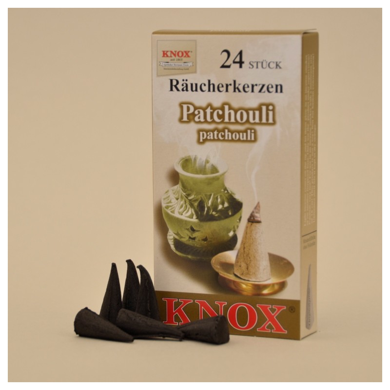KNOX Räucherkerzen Patchouli 24 St. / Pkg.
