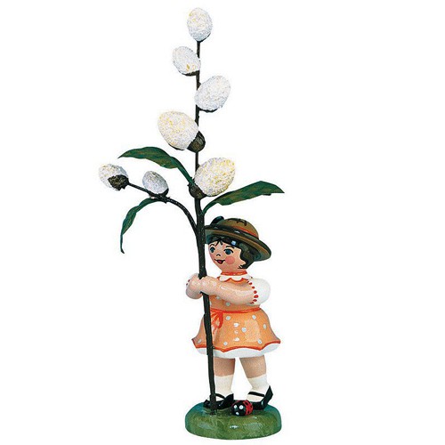 Hubrig - Blumenmädchen mit Maikätzchen