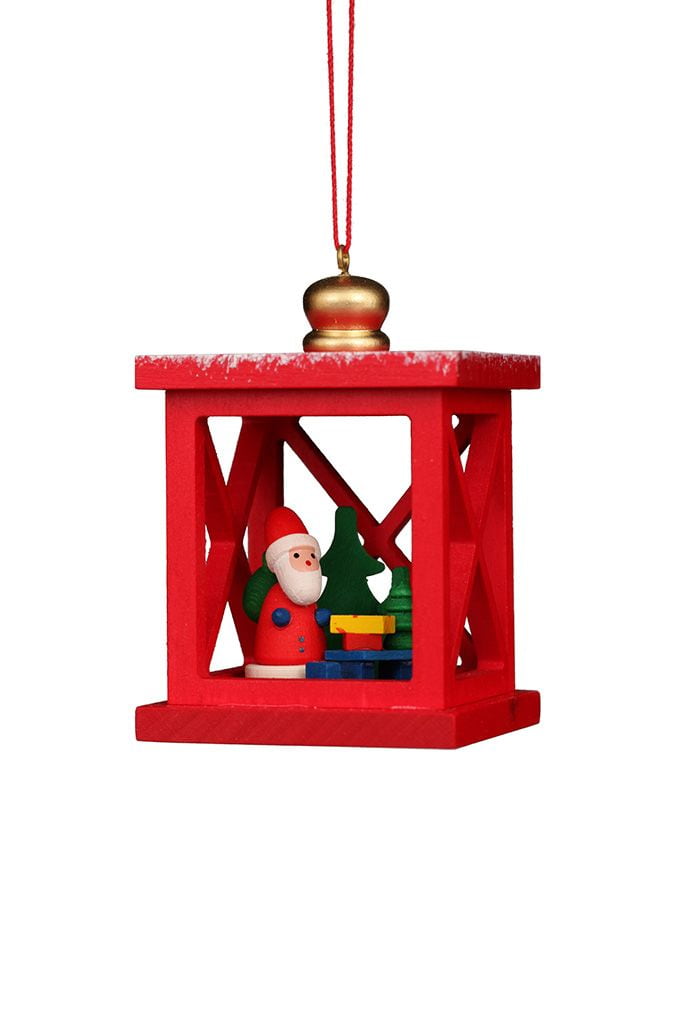 Baumbehang Weihnachtslaterne mit Weihnachtsmann