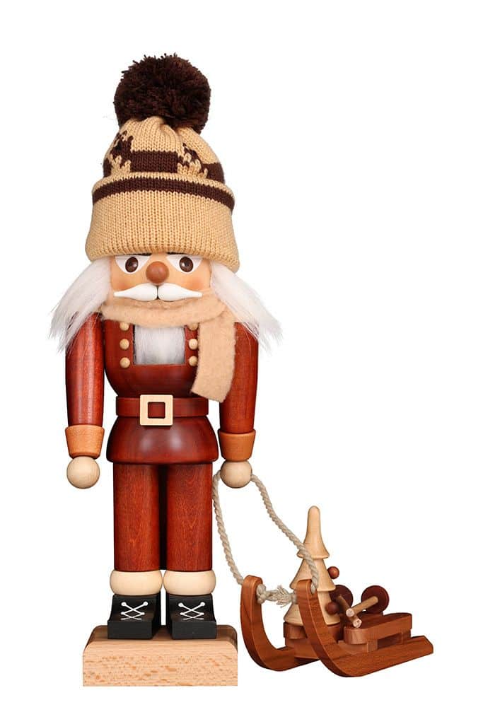 Nussknacker Rodler klein natur