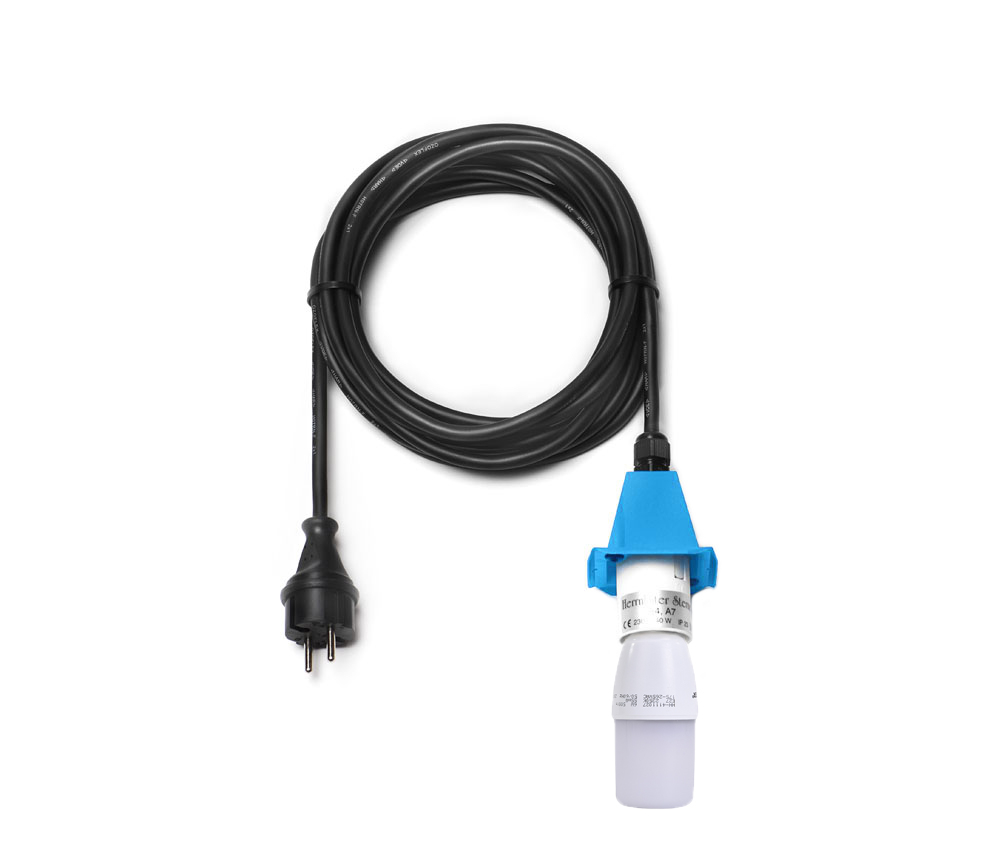 5 m Kabel für blaue Herrnhuter Sterne aus Kunststoff (A4/A7) inkl. LED