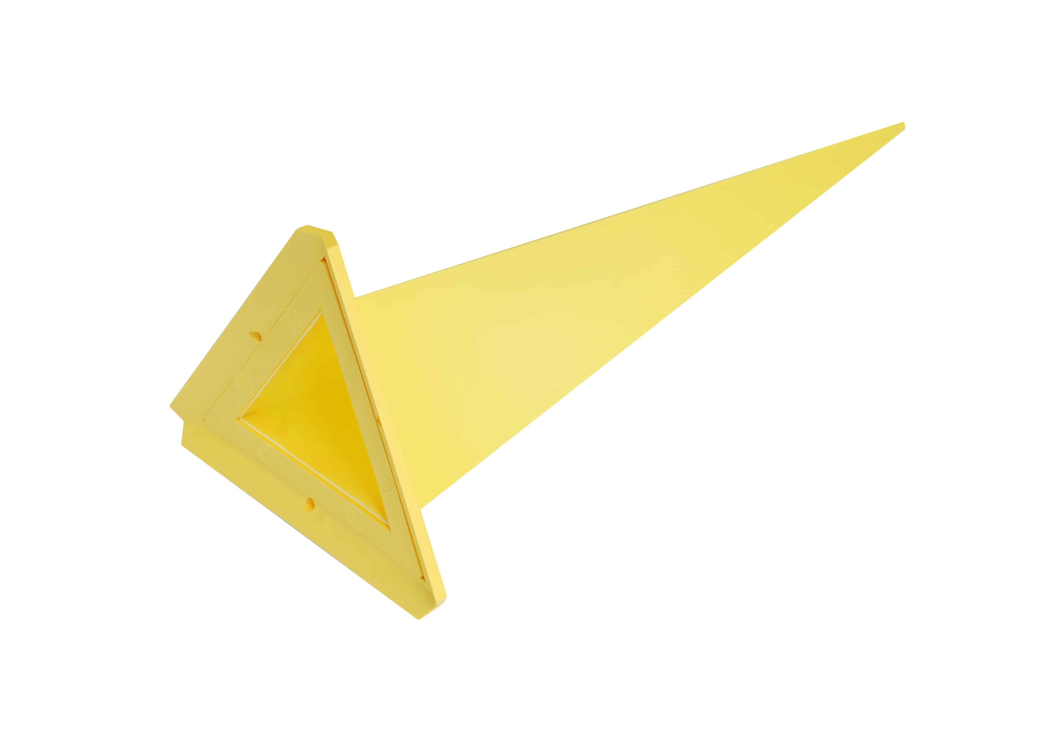 Ersatz-Zacke dreieckig für Herrnhuter Sterne aus Kunststoff 130 cm (A13) gelb