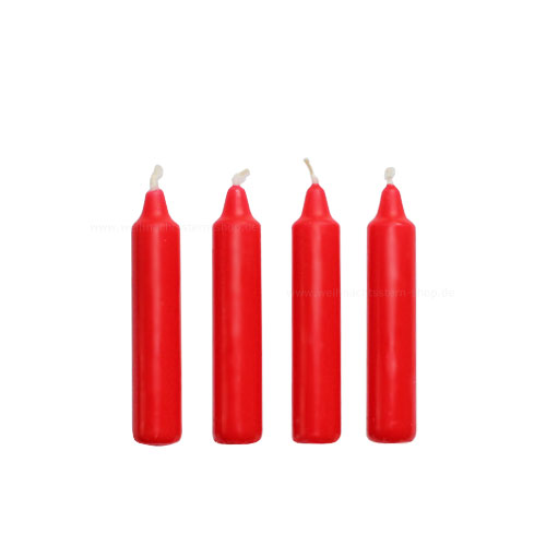 Adventskerzen EWA 4 Stück 20x105mm rot