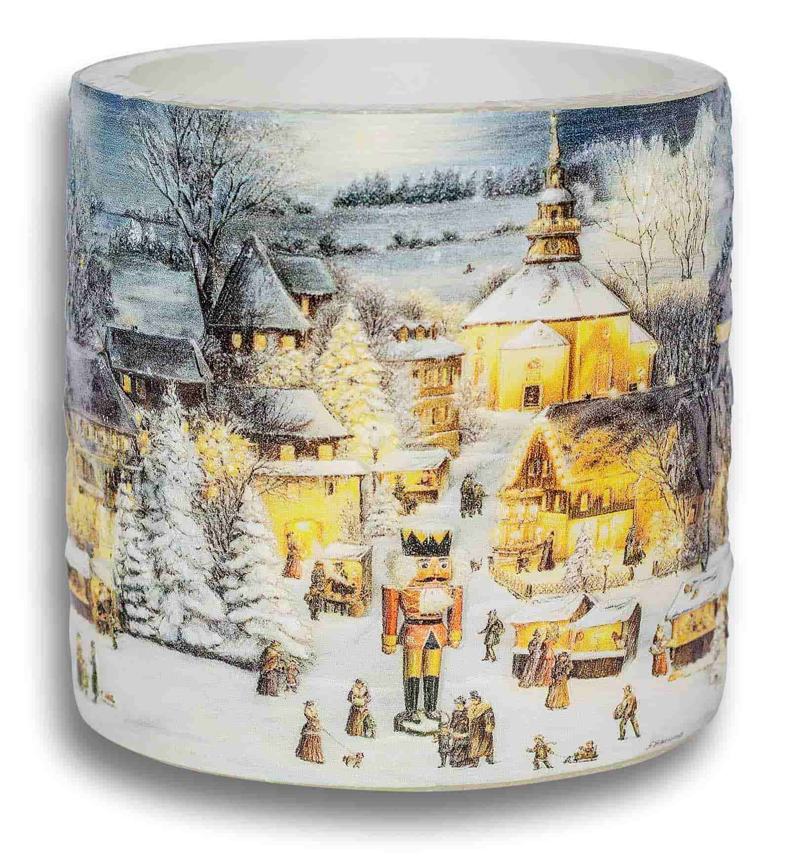 Lampionkerze Seiffen 100mm