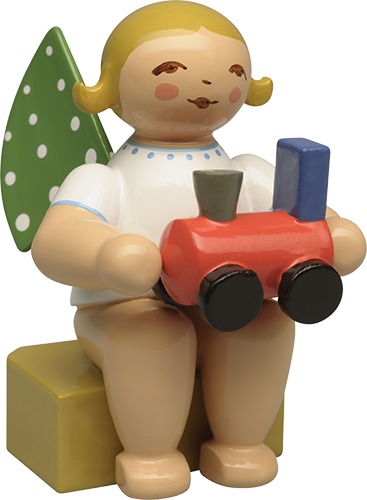 Kalenderfigur 2026, Engel mit Lok