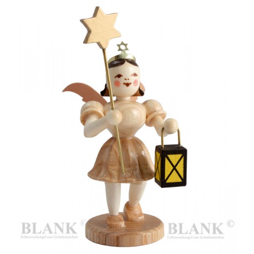 Blank - Kurzrockengel natur mit Laterne und Stern
